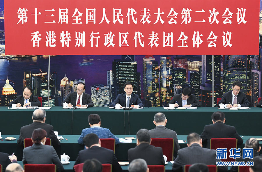 汪洋韩正分别参加全国两会一些团组讨论和审议