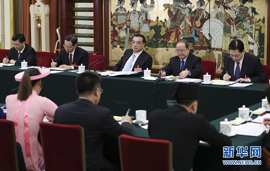 李克强参加广西代表团审议