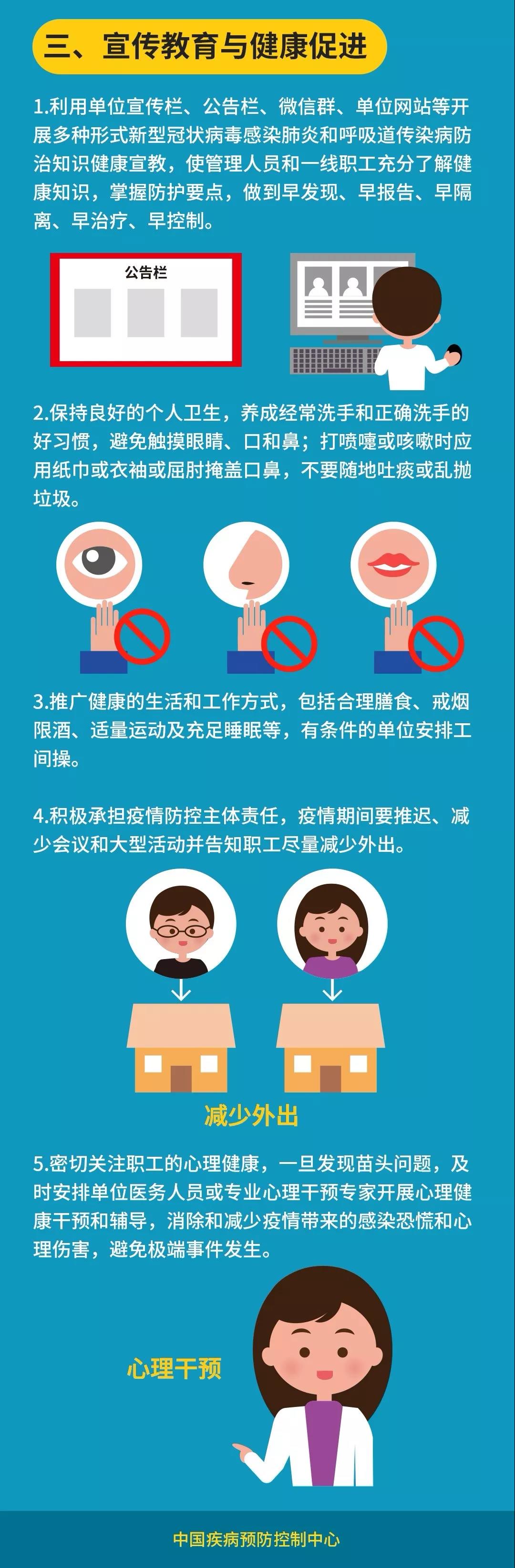 中国疾控中心提示：工业企业防控（工业企业防控篇）